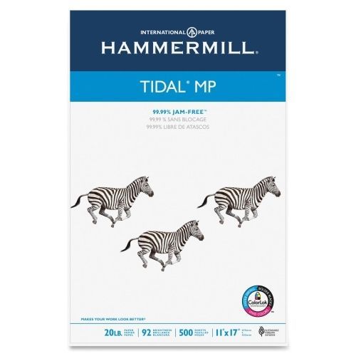 LOT OF 5 Hammermill Tidal MP Paper -Ledger/Tabloid-11&#034;x17&#034;-White-500/Ream
