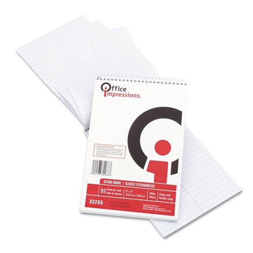 8-PACK 6x9 Steno Notebook Spiral Book Notepad Pad School Gregg Ruled Wirebound #