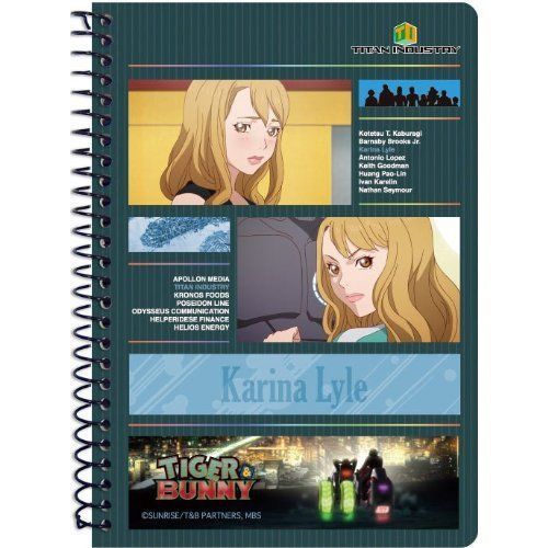 Notebook Tiger &amp; Bunny Karina Lyle Broccoli Japan