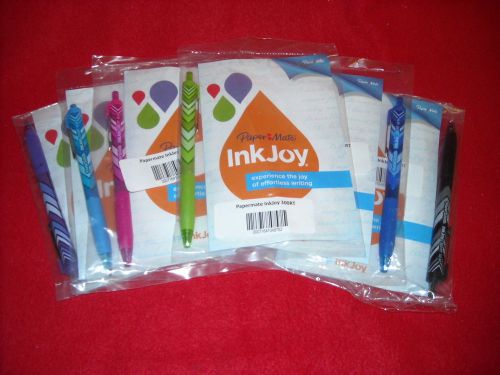 Lot of 6 assorted paper mate inkjoy – 300rt retro wraps ball point pens (pm-01) for sale