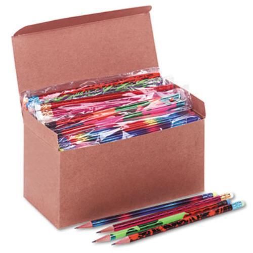 Moon Products 8210 Woodcase Pencil, Treasure Assortment, Hb #2, 144/box