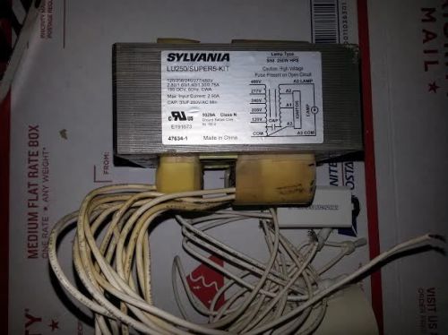 Sylvania ballast kit nos multivolt for 250w s50 hps lamp 120 208 240 277 480 for sale