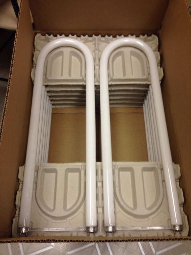 12-pack general electric t8 u-shaped fluorescent bulbs 23585 f32t8/sp35/u/6 for sale