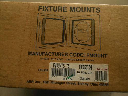 Vinyl Siding Mounting Block  - Brookstone color 75 -FMOUNT - 10 pcs- Alcoa