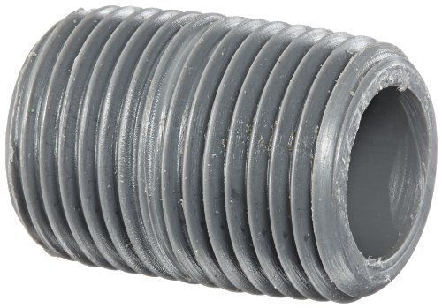 NEW GF Piping Systems CPVC Pipe Fitting  Close Nipple  Schedule 80  Gray  1/2&#034; N