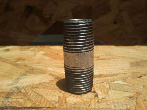 Five (5)  ~ new ~ 1/2” x 2&#034;  galvanized nipple schedule 40 welded steel for sale