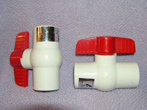 2 American Granby 1&#034; PVC Ball Valves F1970 910-082