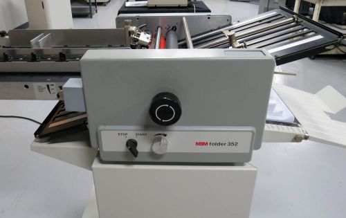 Mbm 352s air suction paper folder - baum stahl for sale