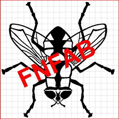 Giant House FLY CNC Plasma ready .dxf clip art by FNFAB