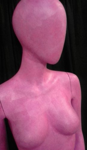 Female Full-Size Mannequin - Pink Paper Wrapped Fiberglass - High Quality - #34