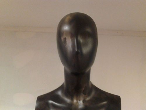 USED Hansboodt Female Full Size Black Fiberglass Mannequin