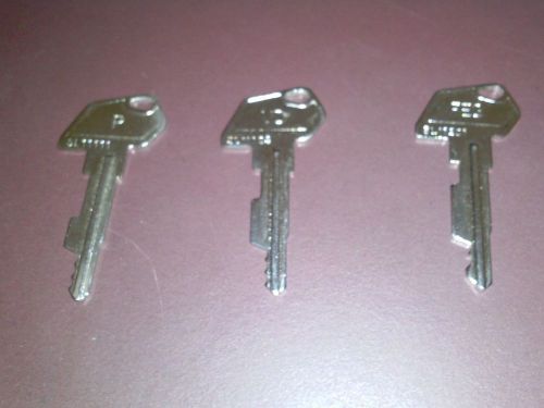 Sam4s/ Samsung Cash Registor Keys set of 3     Program/VD/REG