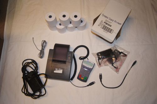 Verifone 900 POS Dot Matrix Receipt Printer + 1000SE Pin Pad + Cord/Paper/Ribbon