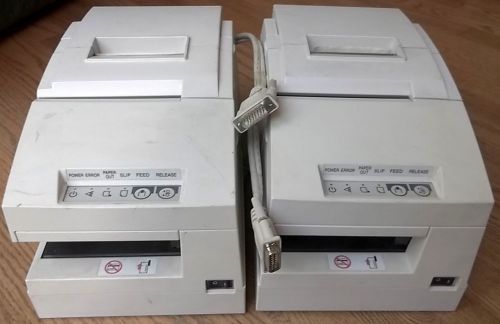 Epson Thermal Printer TM-H6000 (M147A) - Lot of 2 with data cords