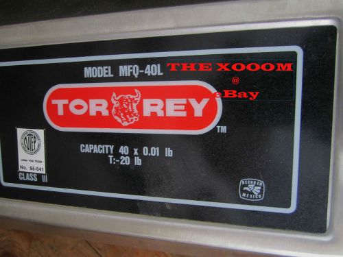 Tor-rey Price Computing Scales MFQ-40L