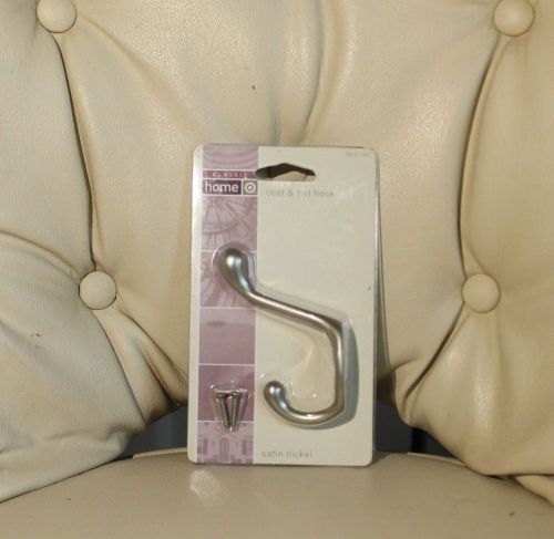 Classic Home  Coat &amp; Hat Hook Satin Nickel