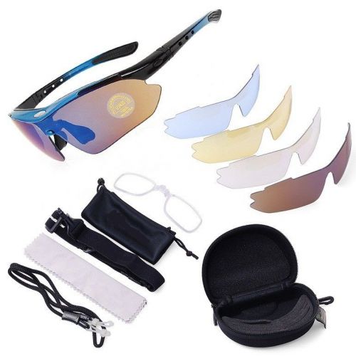 NRA ATA Shooting Glasses -- Trap Skeet Crazy Quail - Premium 5 Lens Kit POLICE