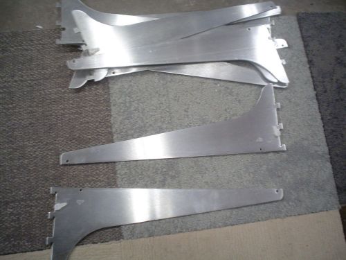 10ct lot 20&#034; kv anochrome heavy duty locking shelf brackets 770lbs per pair