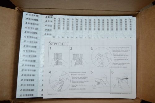 Cs/5000 New Tyco Sensormatic UltraStrip III Barcode Labels Dual Resonance ZLDRS2