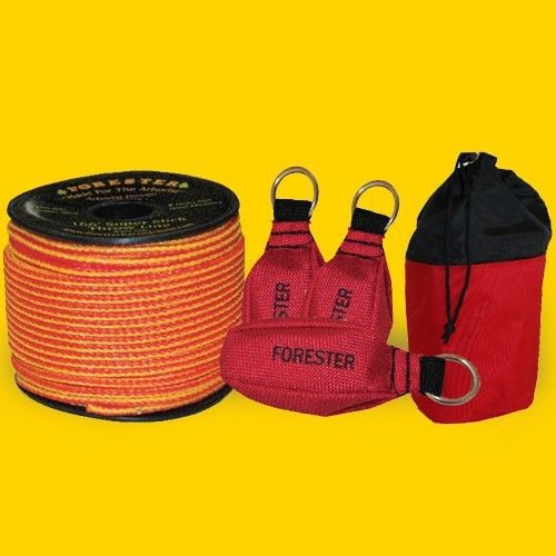 Arborist throw line kit,166&#039; throw line,three (3) 14 oz throw bags,for climbers for sale