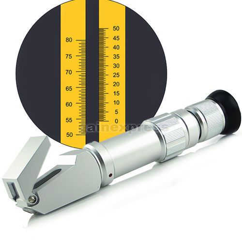 New 0-80% heavy duty brix refractometer syrup jam cnc for sale