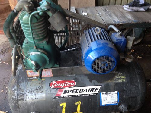 DAYTON SPEEDAIRE INDUSTRIAL 60 GALLON 5 H.P. 3 PHASE AIR COMPRESSOR