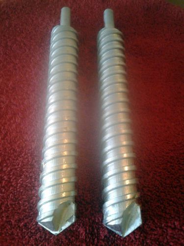 2 Concrete Masonary Drill Bits