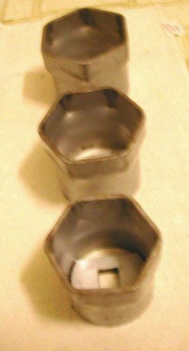 Mac tools 3 locknut axle/truck wheel bearing sockets for dana nuts/hubs for sale