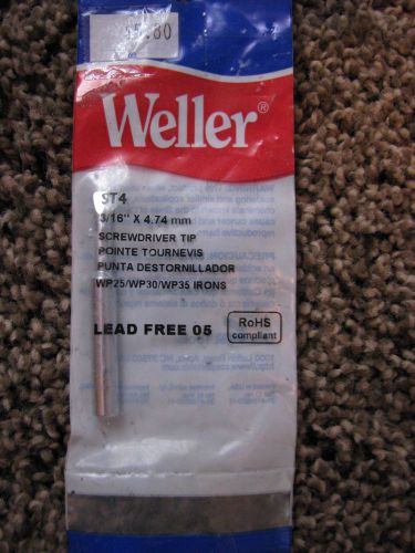 Weller ST4 Screwdriver Tip  3/16 x 4.74mm