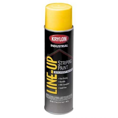 Case Of 12 Krylon Line-Up Pavement Striping Paints - K08301Yellow