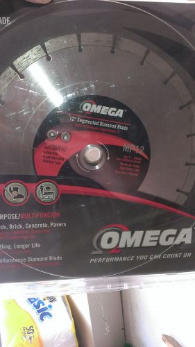 OMEGA 12&#034; Segmented Diamond concrete/masonry blade