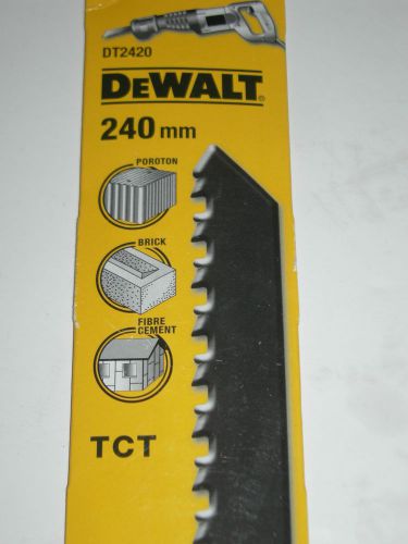 dewalt elu 240mm tct recip concrete red brick blade dw938 dw008 dc380 dcs380