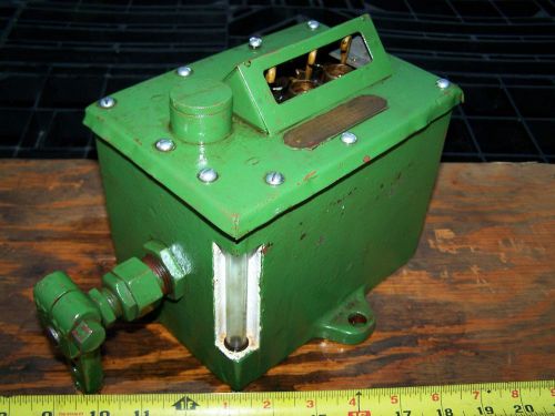 Old madison kipp 30 ihc mogul sideshaft hit miss gas engine oiler lubricator wow for sale