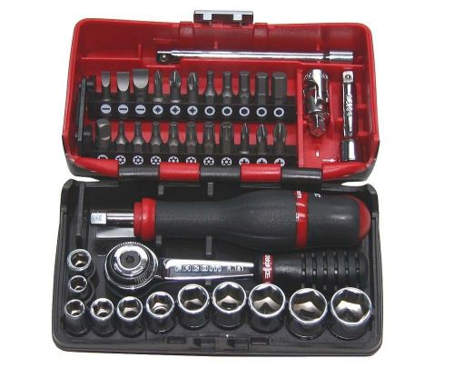 FACOM TOOLS  2015 SALE! R2NANO 1/4 DRIVE NANO SOCKET RATCHET BIT TOOL SET