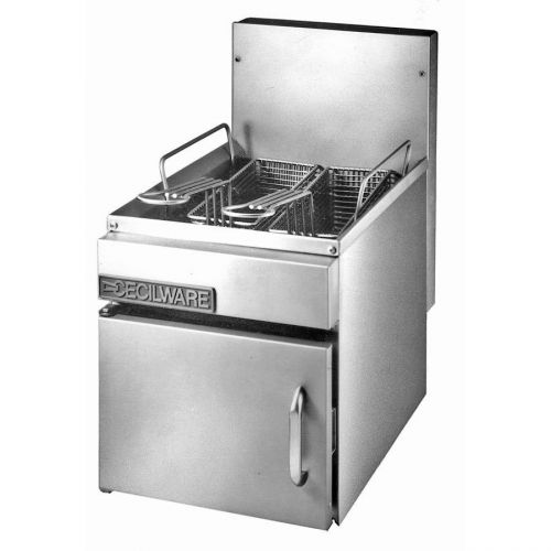 Cecilware commercial heavy duty s/s countertop gas deep fryer 16 lb cap nsf gf16 for sale