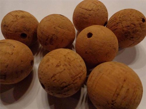 SET OF 96 NATURAL CORK BALLS 1 1/2 INCH DIAMETER  ARTS CRAFTS GAMES SCIENCE