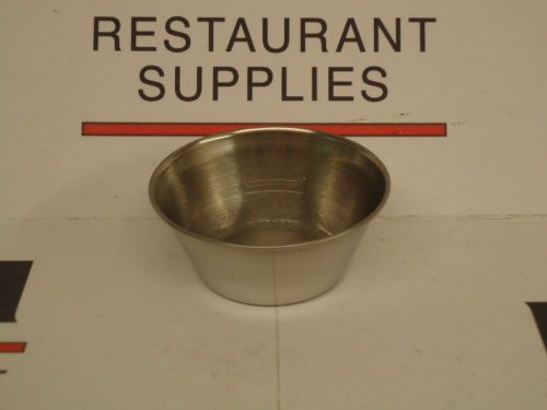 *NEW* UPDATE One Dozen SC-15 Stainless Steel 1.5 oz Sauce Cups x12 - Free Ship