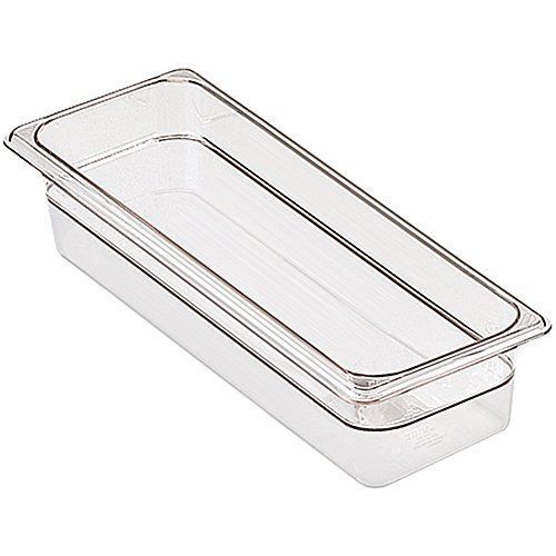 Camwear Half Size Clear Polycarbonate Long Food Pan