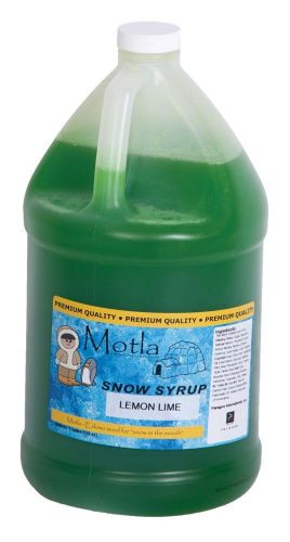 Motla lemon-lime sno-cone syrup (one gallon) for sale