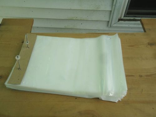 1,200  11 1/2 X 17 POLYBAGS FLAT PLASTIC 2 MIL  WD 107