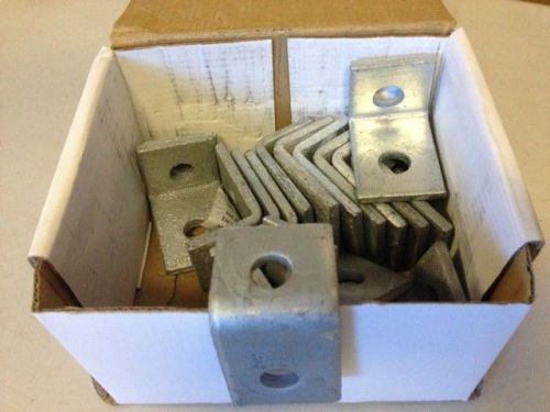 (#4642G) 2 Hole 90DEG Corner Angle Unistrut Channel Hot Galvanized 15/BX P1068