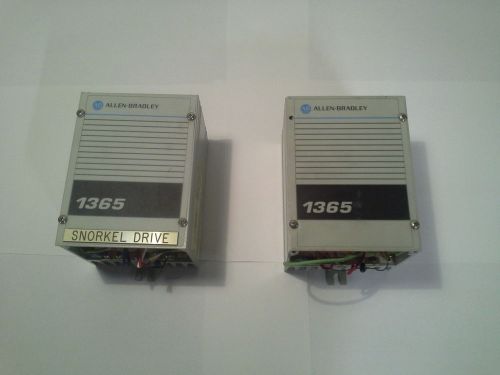 ALLEN BRADLEY 1365-PAN DC 2HP 230V-AC 180V-DC 12.5AMP 10AMP MOTOR DRIVE LOT OF 2