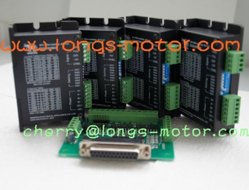 4Axis Stepper motor driver DM420A 1.7A 12-36VDC,128Micostep Bipolar CNC New