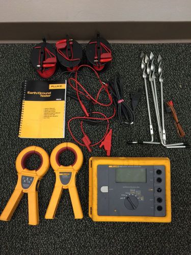 Fluke 1623 Advanced Earth Ground Tester GEO Kit 1623 Kit FULL ACCESSORIES