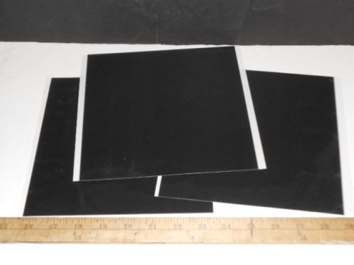 3M 5907 BLACK VHB .008&#034; THICK SUPER THIN FOAM TAPE (3) 8&#034;X8&#034; SQUARES NEW VHB M