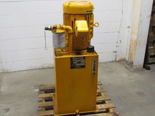 Flodyne Hydradyne Hydraulic Power Pump Unit 20HP 1500psi 20GPM 30Gallon Tank