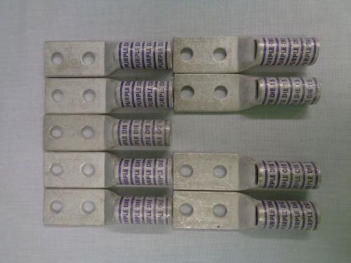 Burndy, YAZV282TC38FX, CU lug (Lot of 9)