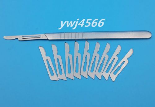 10Pcs 15# Carbon Steel Surgical Scalpel Blades PCB Circuit Board +1Pcs 3 #Handle