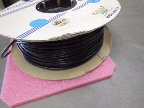 1 REEL ALPHA WIRE PVC105VW-1 OFF BLACK#9 PVC TUBING 152 FEET