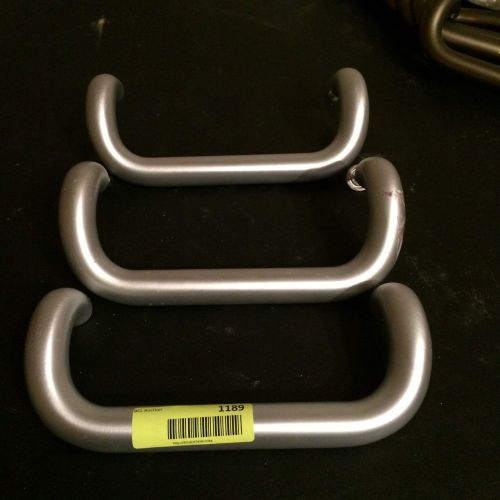 3 commercial door pull handles, 90 degree offset, 9 in., lot of 3 for sale